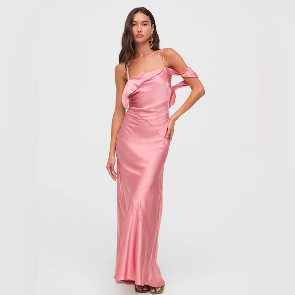 For Love And Lemons Dresses & Skirts - NWT For Love & Lemons Jewel Maxi Dress / Mauve Pink / Size XS